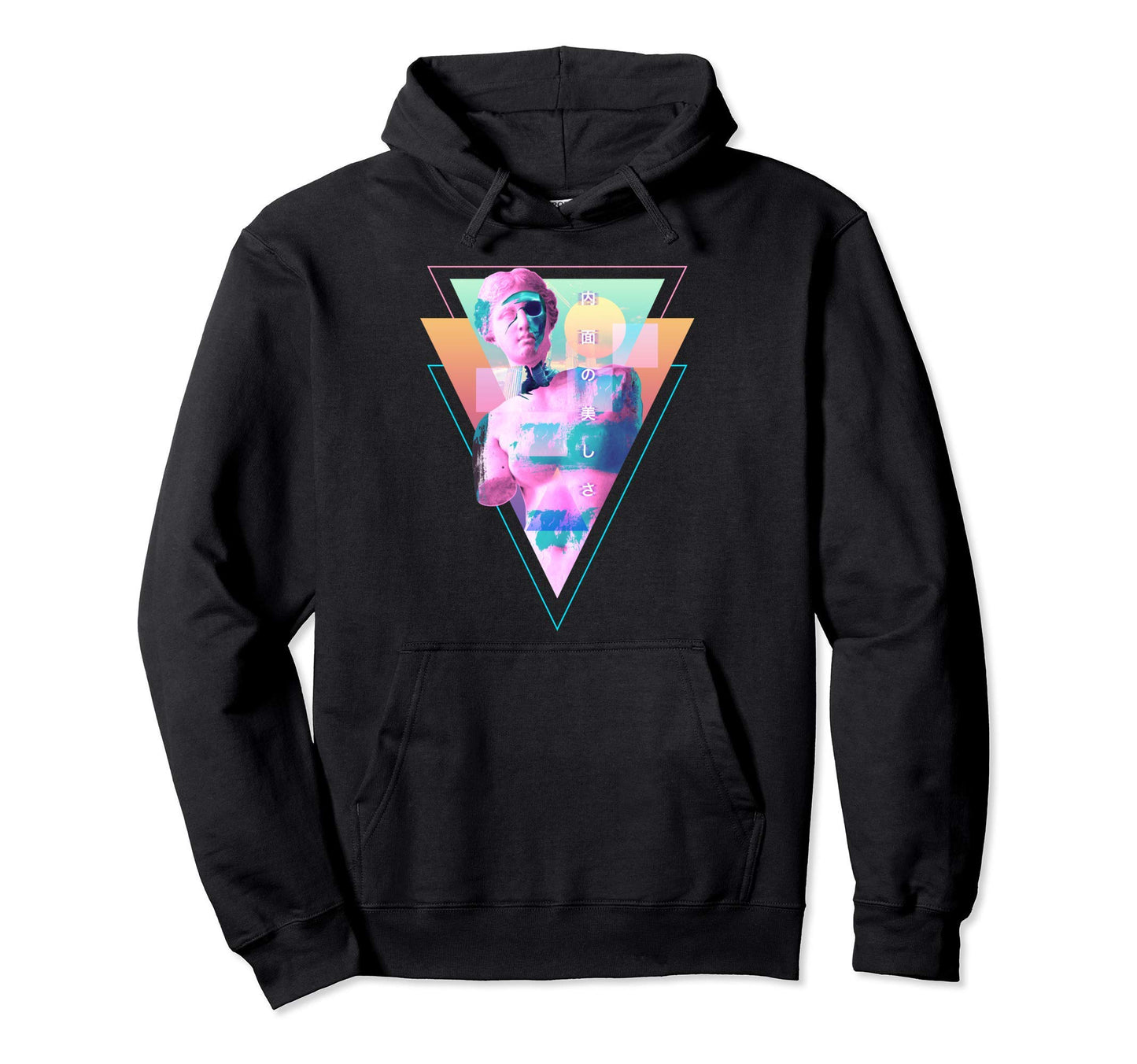 Venus Statue Bust Skull Vaporwave 80S Hoodie - Trendy Graphic Men Women - T-Shirt, Sweatshirt, Hoodie