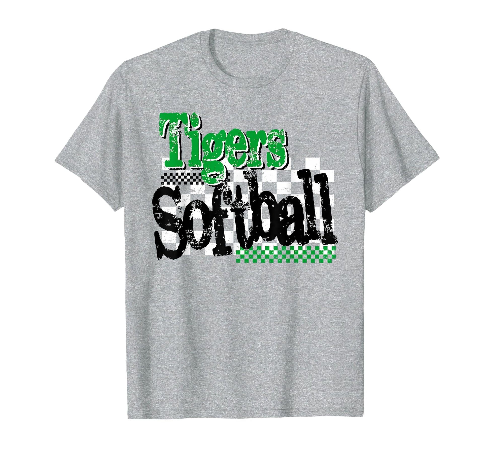 Tigers Softball Mom Green Tiger Pride T-Shirt - Novelty Apparel Men Women - T-Shirt, Sweatshirt, Hoodie