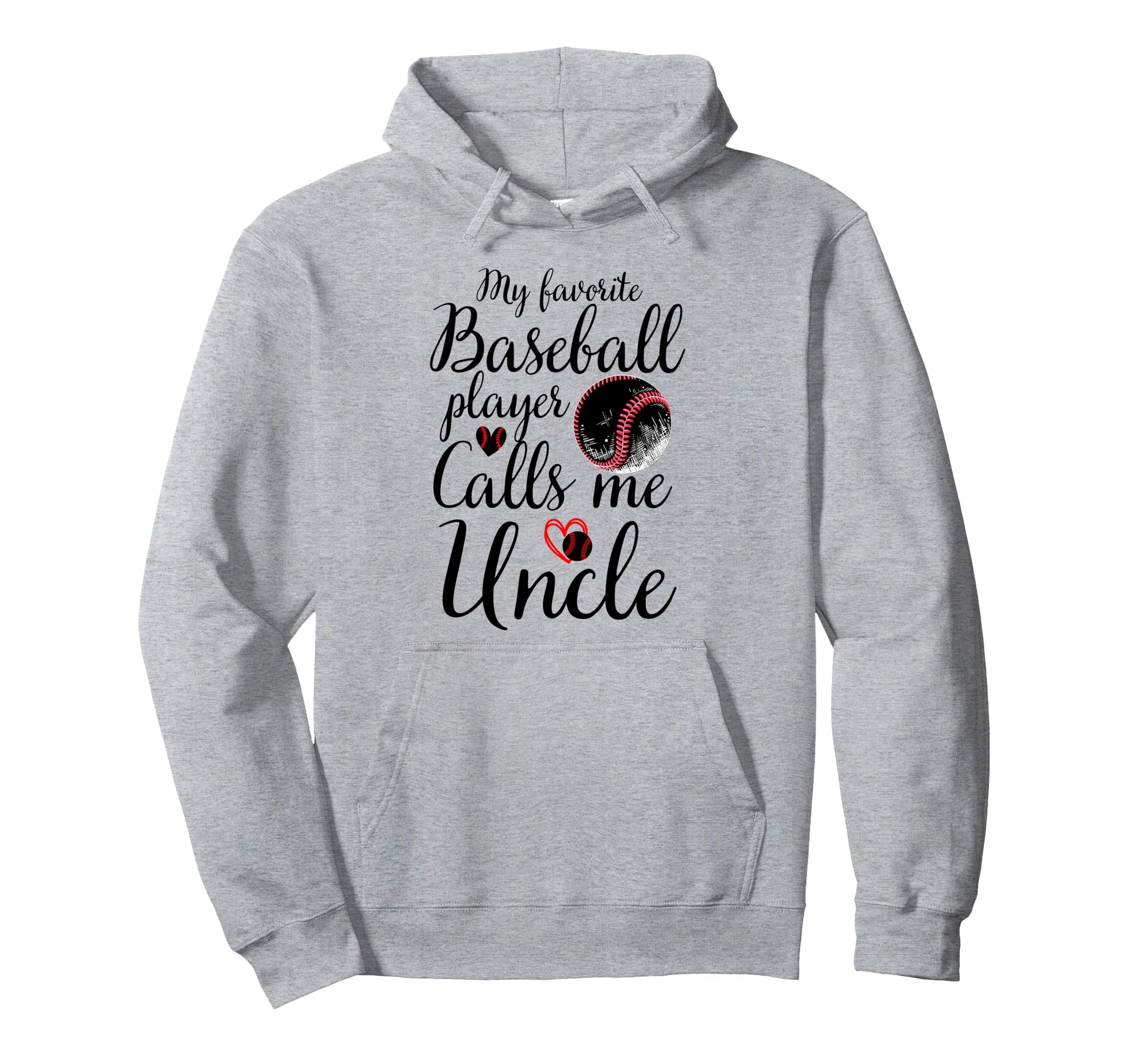 My Favorite Baseball Player Calls Hoodie - Casual Everyday Wear Men Women - T-Shirt, Sweatshirt, Hoodie