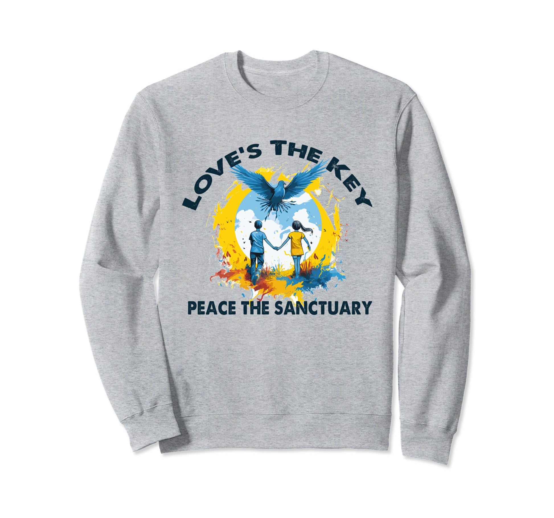 Peace Earth Symbol World Peaceful Earth Hoodie - Trendy Graphic Men Women - T-Shirt, Sweatshirt, Hoodie