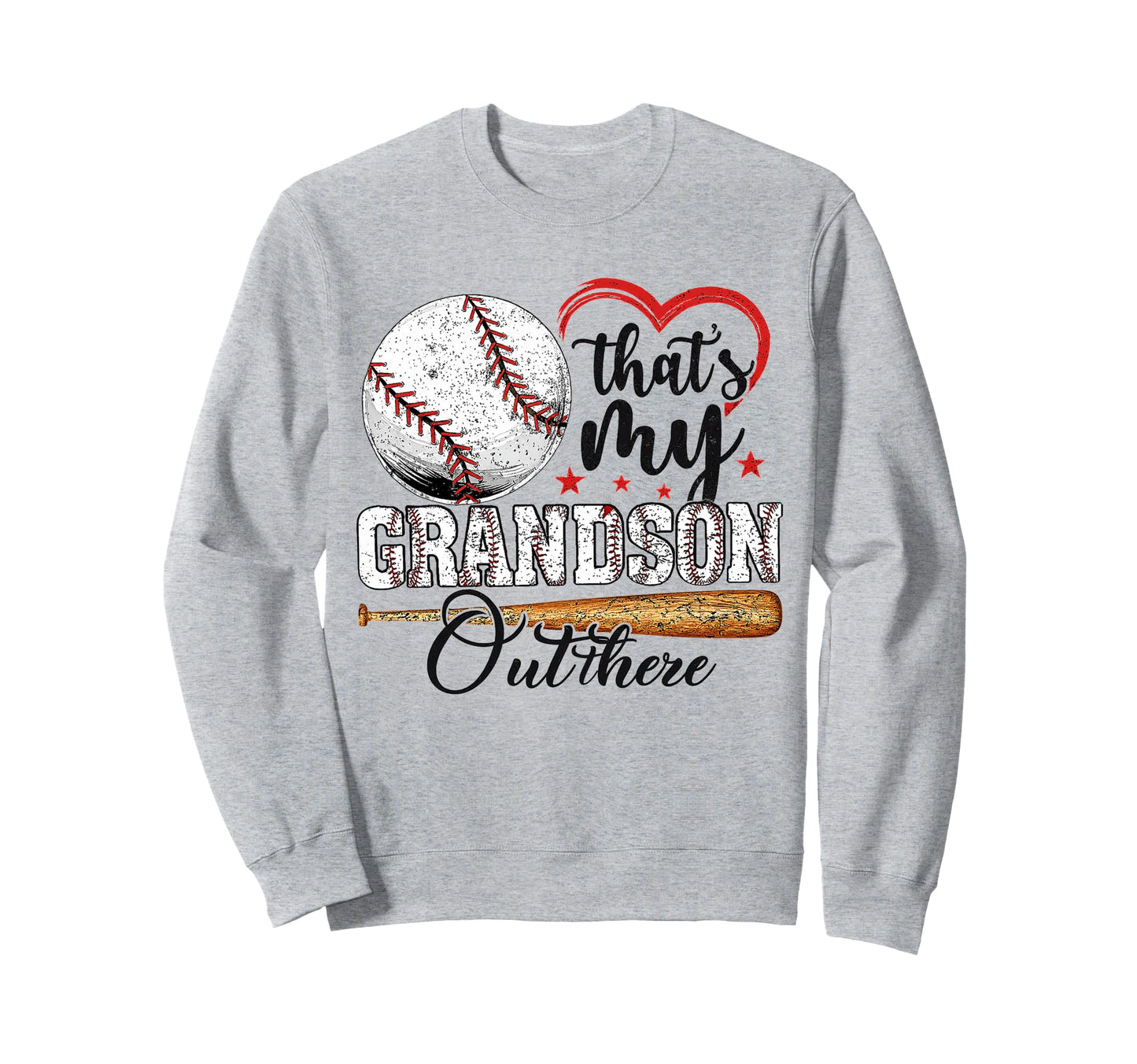 Thats My Grandson Out There Sweatshirt - Custom Art Print for Adults - T-Shirt, Sweatshirt, Hoodie
