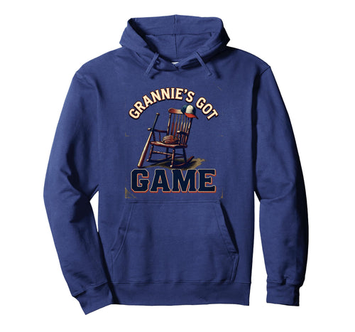Grannies Got Game Baseball Grandma Hoodie - Casual Everyday Wear Men Women - T-Shirt, Sweatshirt, Hoodie