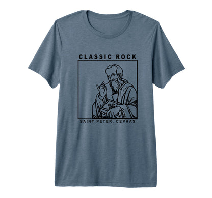 Saint Peter Rock Catholic Vibe Petros Upon T-Shirt - Unique Graphic Unisex - T-Shirt, Sweatshirt, Hoodie