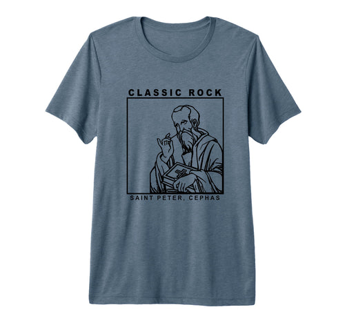 Saint Peter Rock Catholic Vibe Petros Upon T-Shirt - Unique Graphic Unisex - T-Shirt, Sweatshirt, Hoodie