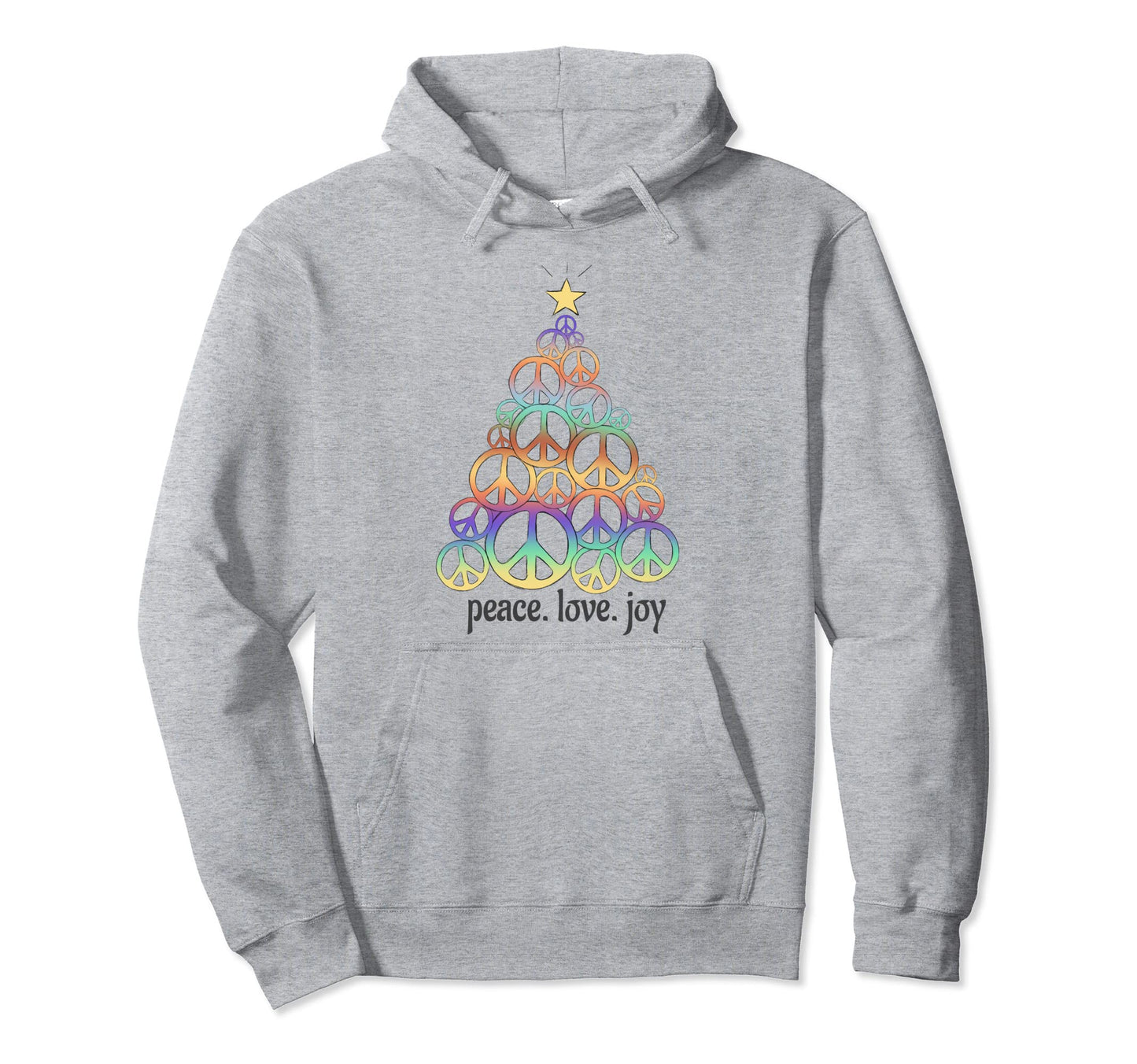 Make People Happy Peace Love Joy Hoodie - Streetwear Style for Adults - T-Shirt, Sweatshirt, Hoodie