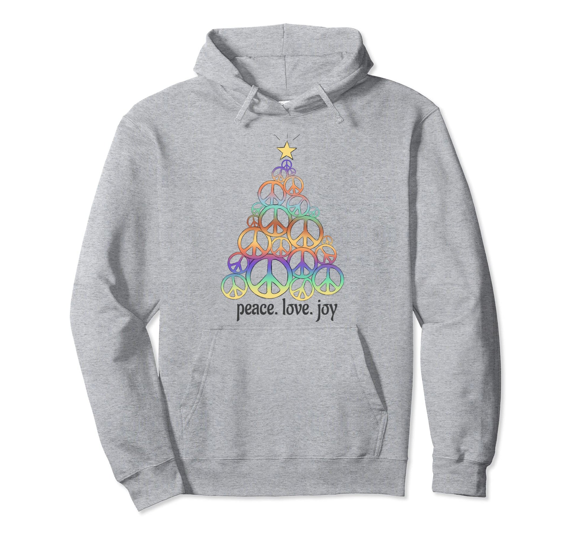 Make People Happy Peace Love Joy Hoodie - Streetwear Style for Adults - T-Shirt, Sweatshirt, Hoodie