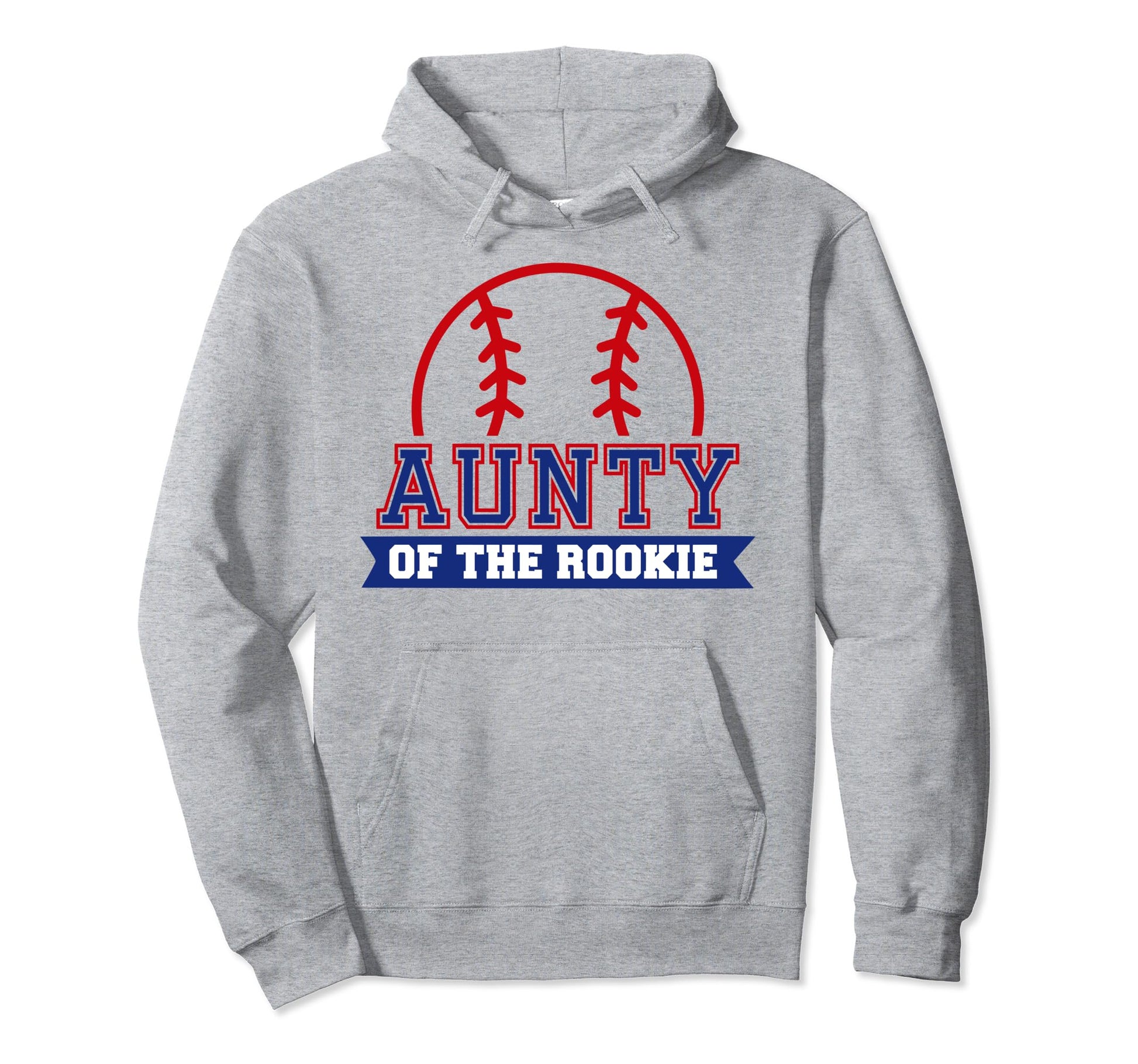 Aunty Rookie 1St Birthday Baseball Theme Hoodie - Aesthetic Graphic Unisex - T-Shirt, Sweatshirt, Hoodie