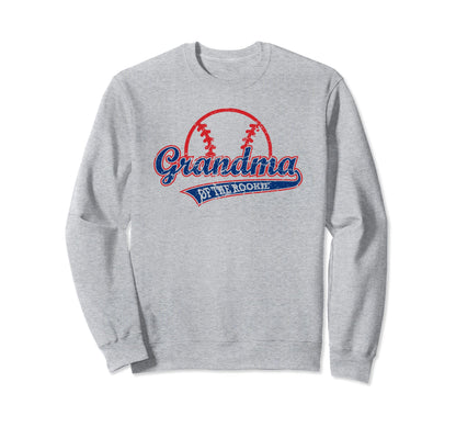 Funny Baseball Grandma Rookie Sweatshirt - Casual Everyday Wear Men Women - T-Shirt, Sweatshirt, Hoodie