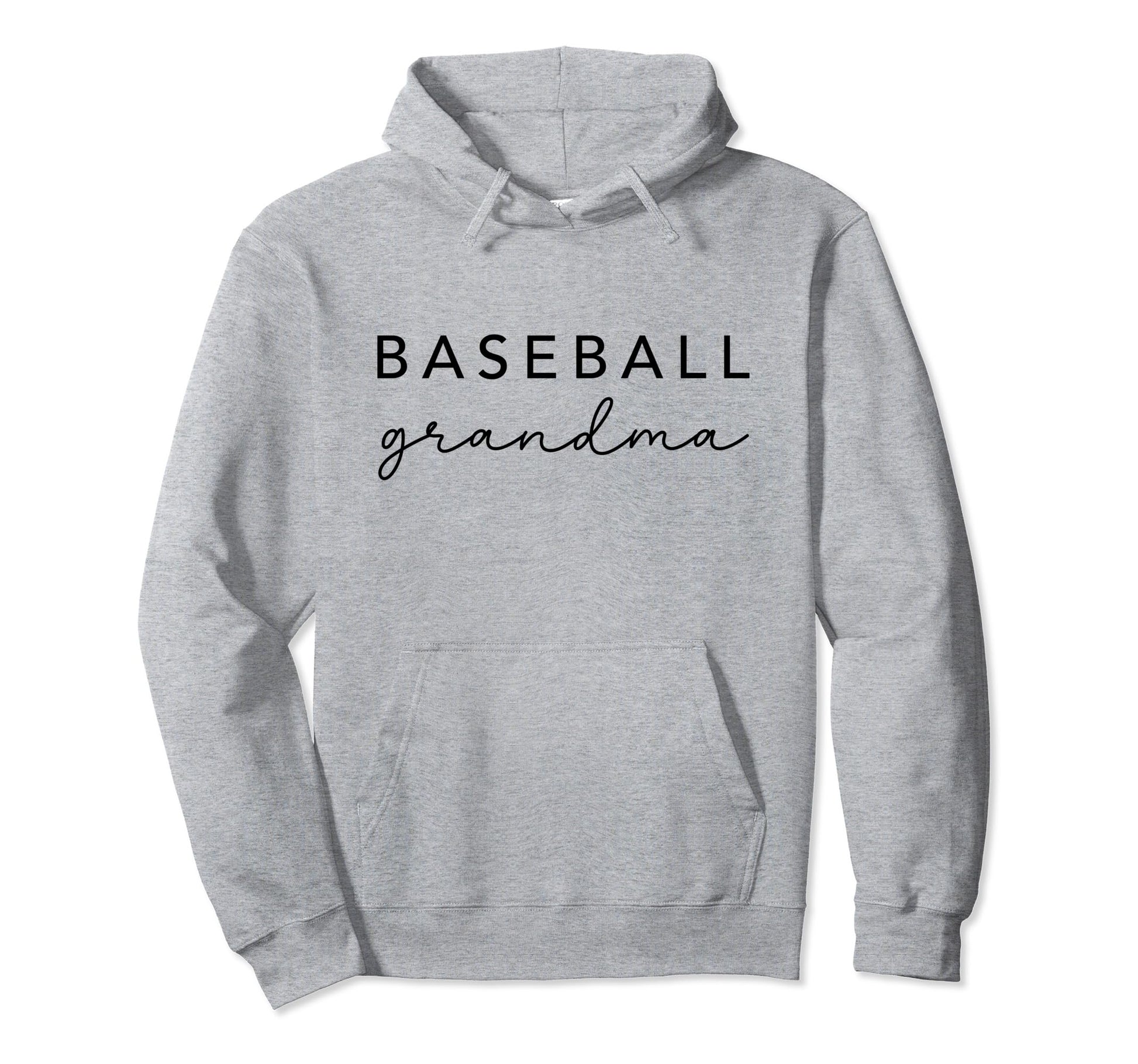 Baseball Grandma Womens Trendy Hoodie - Unique Graphic for Adults - T-Shirt, Sweatshirt, Hoodie