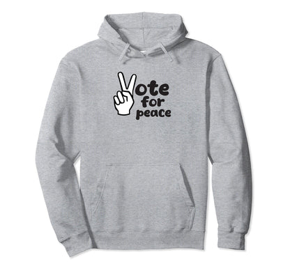 Vote Peace 2024 Peace Love And Vote Hoodie - Streetwear Style for Adults - T-Shirt, Sweatshirt, Hoodie