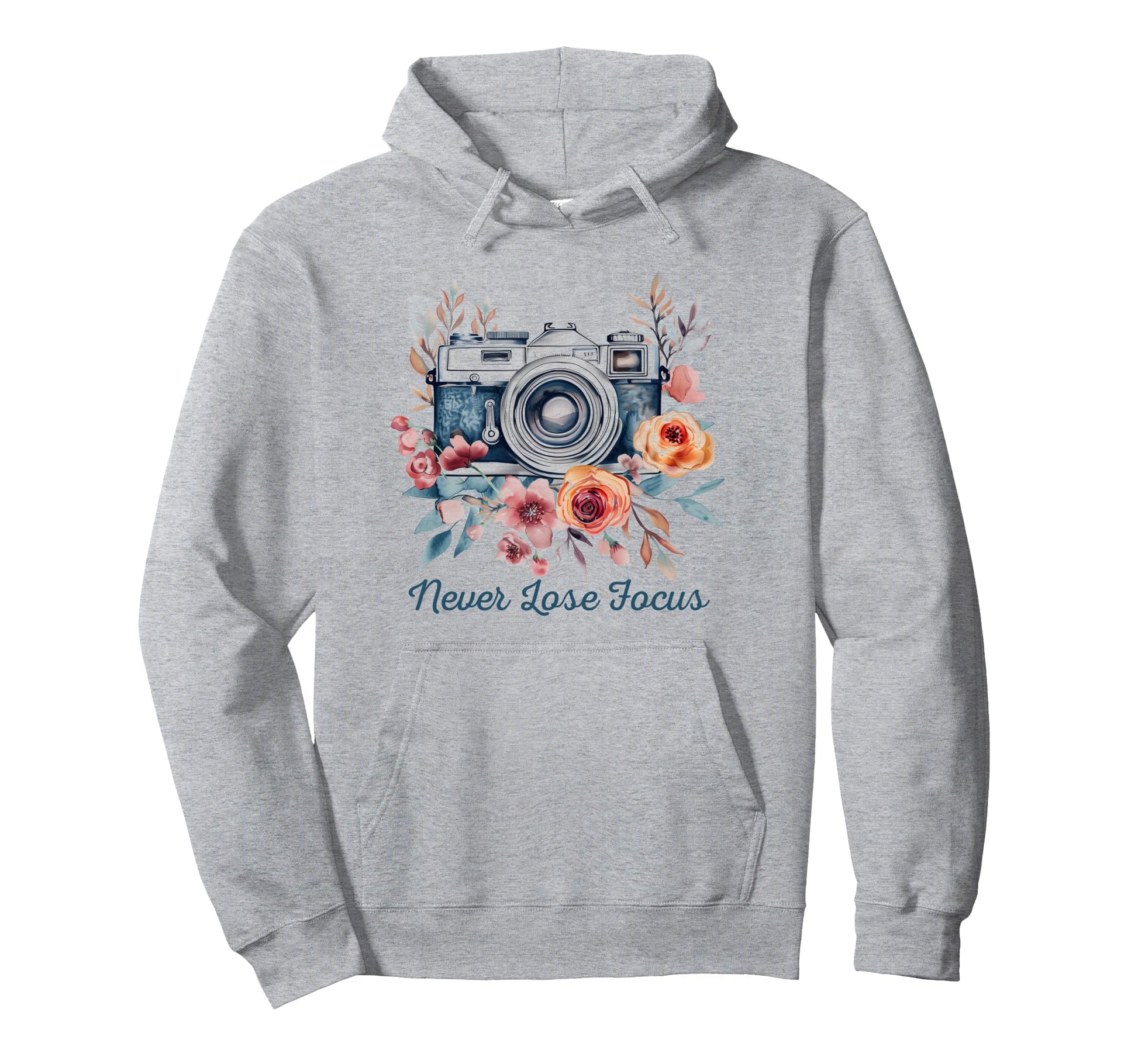 Photographers Never Lose Focus Camera Hoodie - Graphic Print Unisex - T-Shirt, Sweatshirt, Hoodie