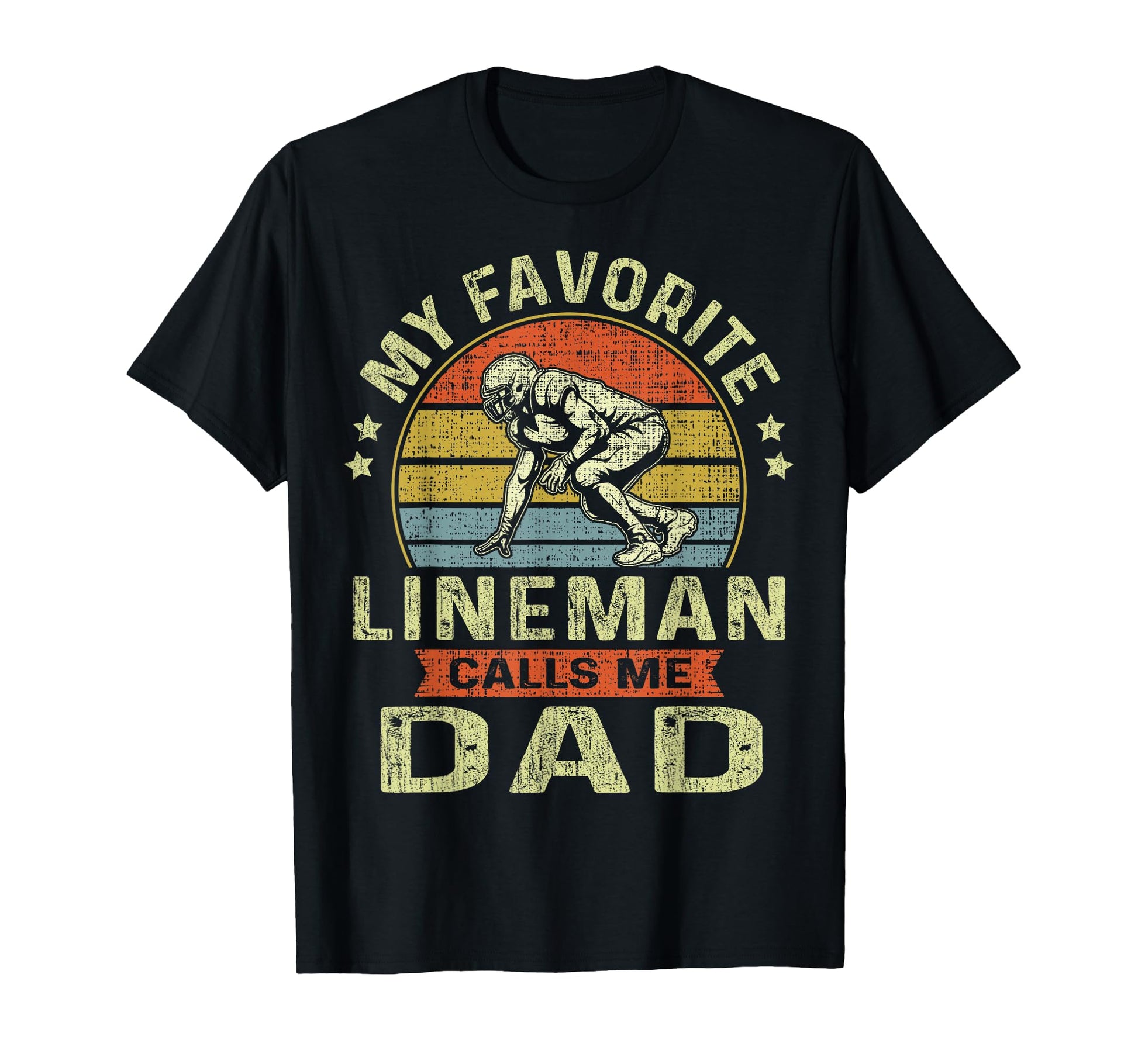 My Favorite Lineman Calls Me Dad T-Shirt - Minimalist Print Men Women - T-Shirt, Sweatshirt, Hoodie
