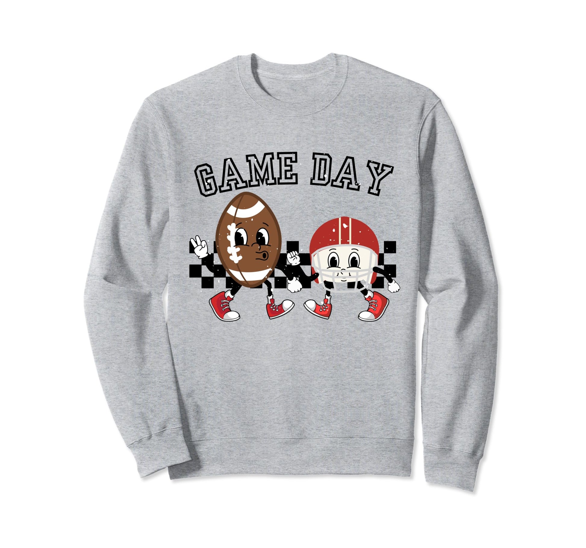 Football Game Day Funny Team Sweatshirt - Casual Everyday Wear Men Women - T-Shirt, Sweatshirt, Hoodie