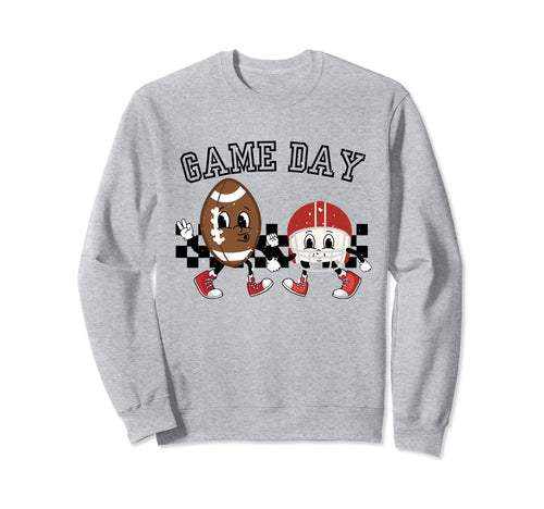 Football Game Day Funny Team Sweatshirt - Casual Everyday Wear Men Women - T-Shirt, Sweatshirt, Hoodie