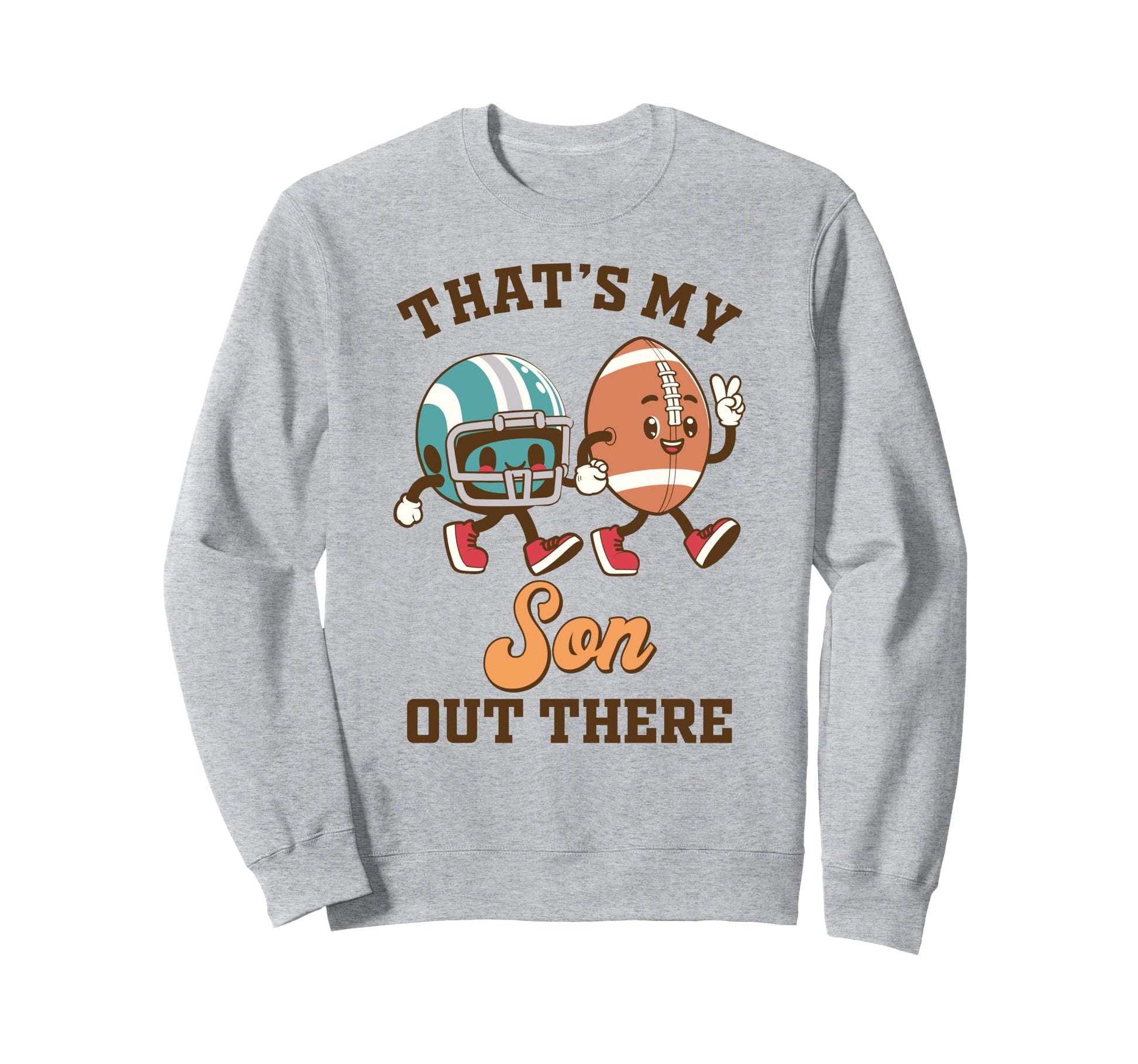 Football Mom Football Dad Sweatshirt - Fun Novelty Design Men Women - T-Shirt, Sweatshirt, Hoodie