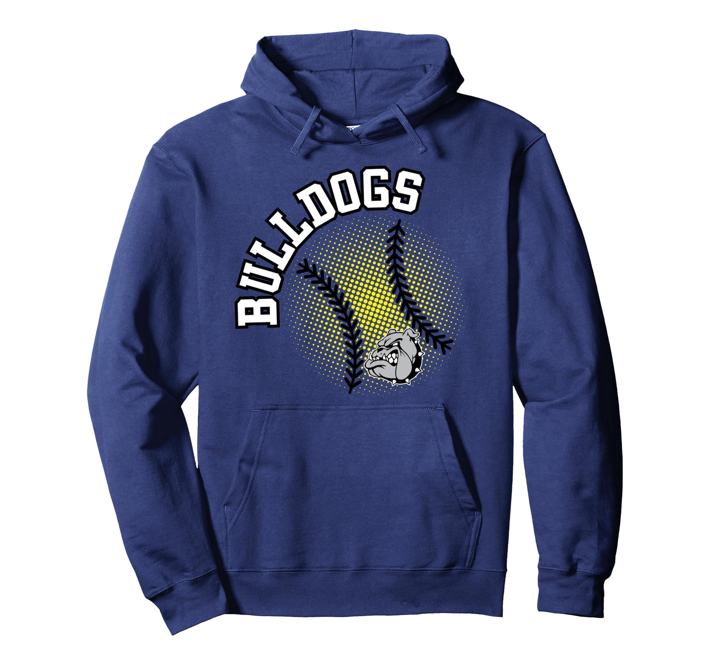 Bulldogs Softball Mom Game Day Hoodie - Aesthetic Graphic Men Women - T-Shirt, Sweatshirt, Hoodie