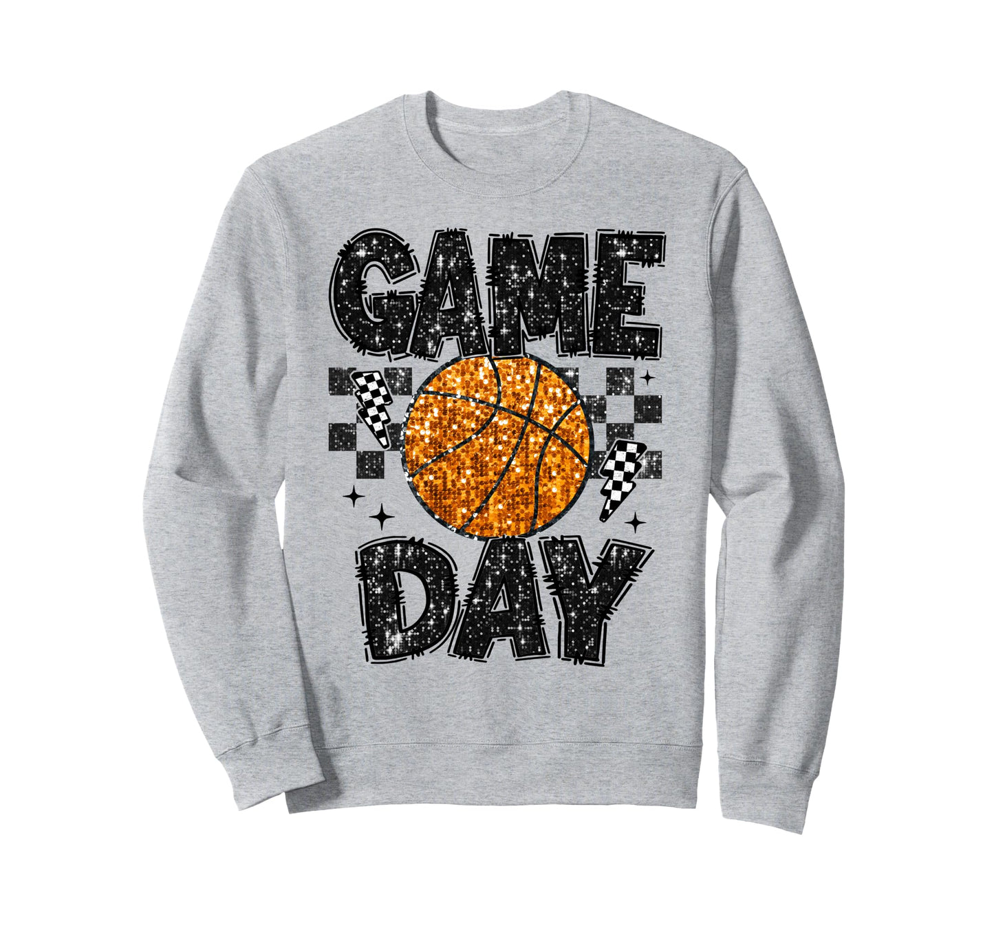 Game Day Basketball Life Mama Sweatshirt - Aesthetic Graphic for Adults - T-Shirt, Sweatshirt, Hoodie
