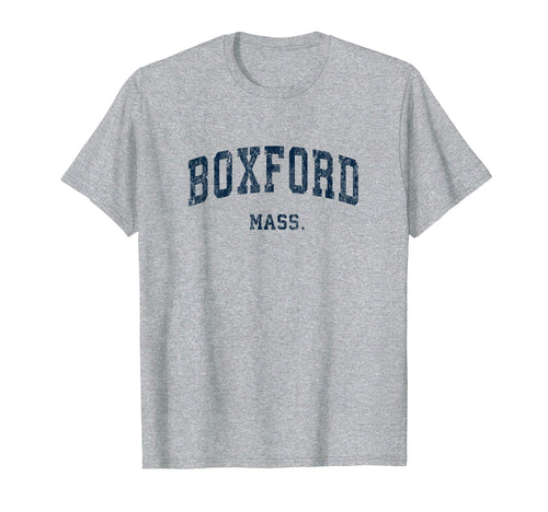 Boxford Massachusetts Ma Varsity Sports T-Shirt - Trendy Graphic Unisex - T-Shirt, Sweatshirt, Hoodie