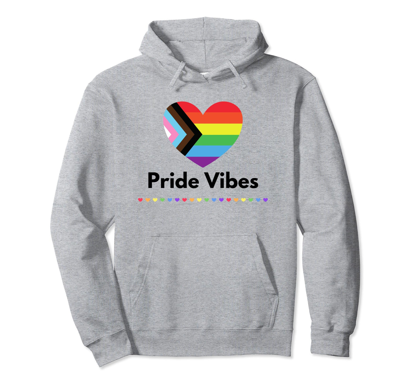 Pride Vibes Groovy Rainbow Progress Lgbt Hoodie - Trendy Graphic Men Women - T-Shirt, Sweatshirt, Hoodie