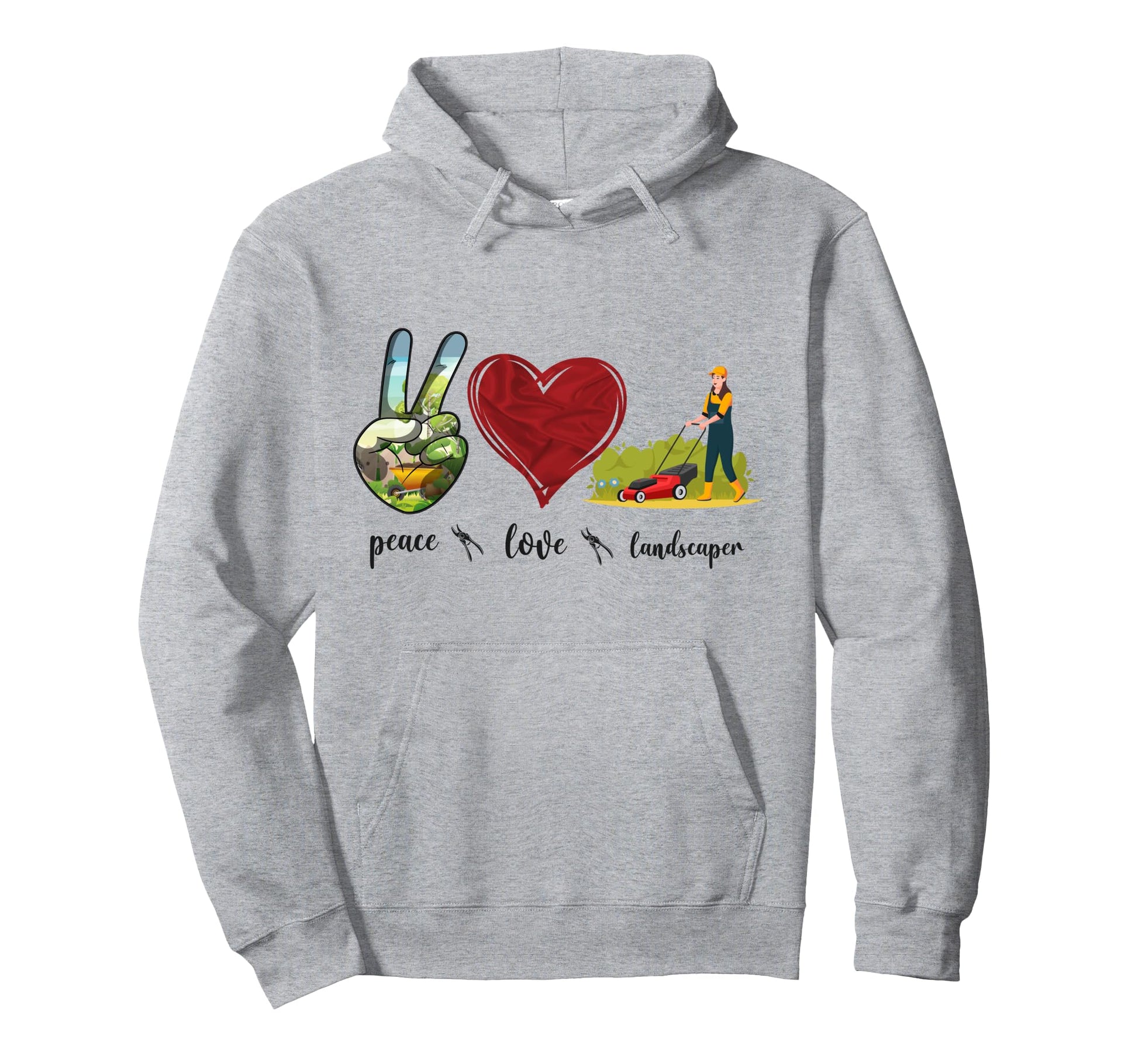 Landscaper Landscaping Landscape Architect Hoodie - Trendy Graphic Unisex - T-Shirt, Sweatshirt, Hoodie