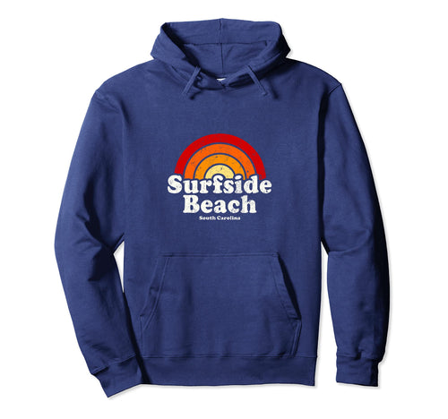 Surfside Beach South Carolina Sc 70S Hoodie - Minimalist Print for Adults - T-Shirt, Sweatshirt, Hoodie