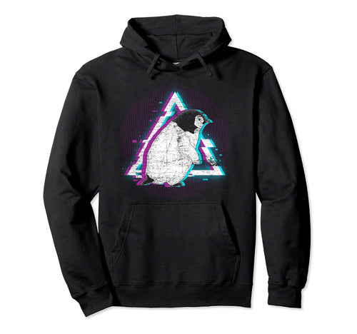 Penguin Antarctic Animal 80S Hoodie - Custom Art Print for Adults - T-Shirt, Sweatshirt, Hoodie
