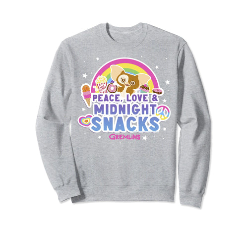 Gremlins Peace Love And Midnight Sweatshirt - Minimalist Print for Adults - T-Shirt, Sweatshirt, Hoodie