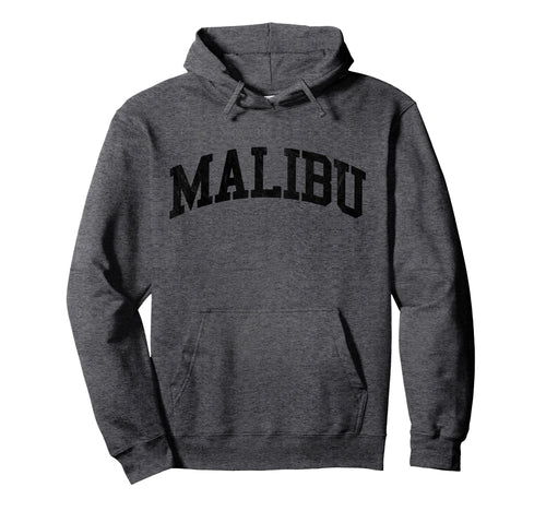 Varsity Malibu California Hoodie - Aesthetic Graphic for Adults - T-Shirt, Sweatshirt, Hoodie