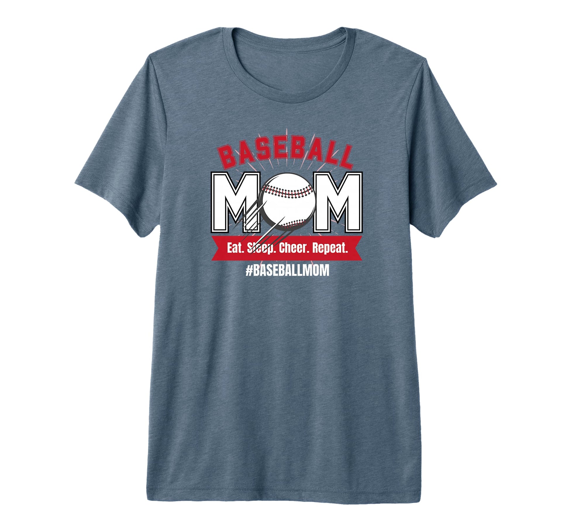 Baseball Mom Game Day Proud Sports Moms T-Shirt - Graphic Print for Adults - T-Shirt, Sweatshirt, Hoodie