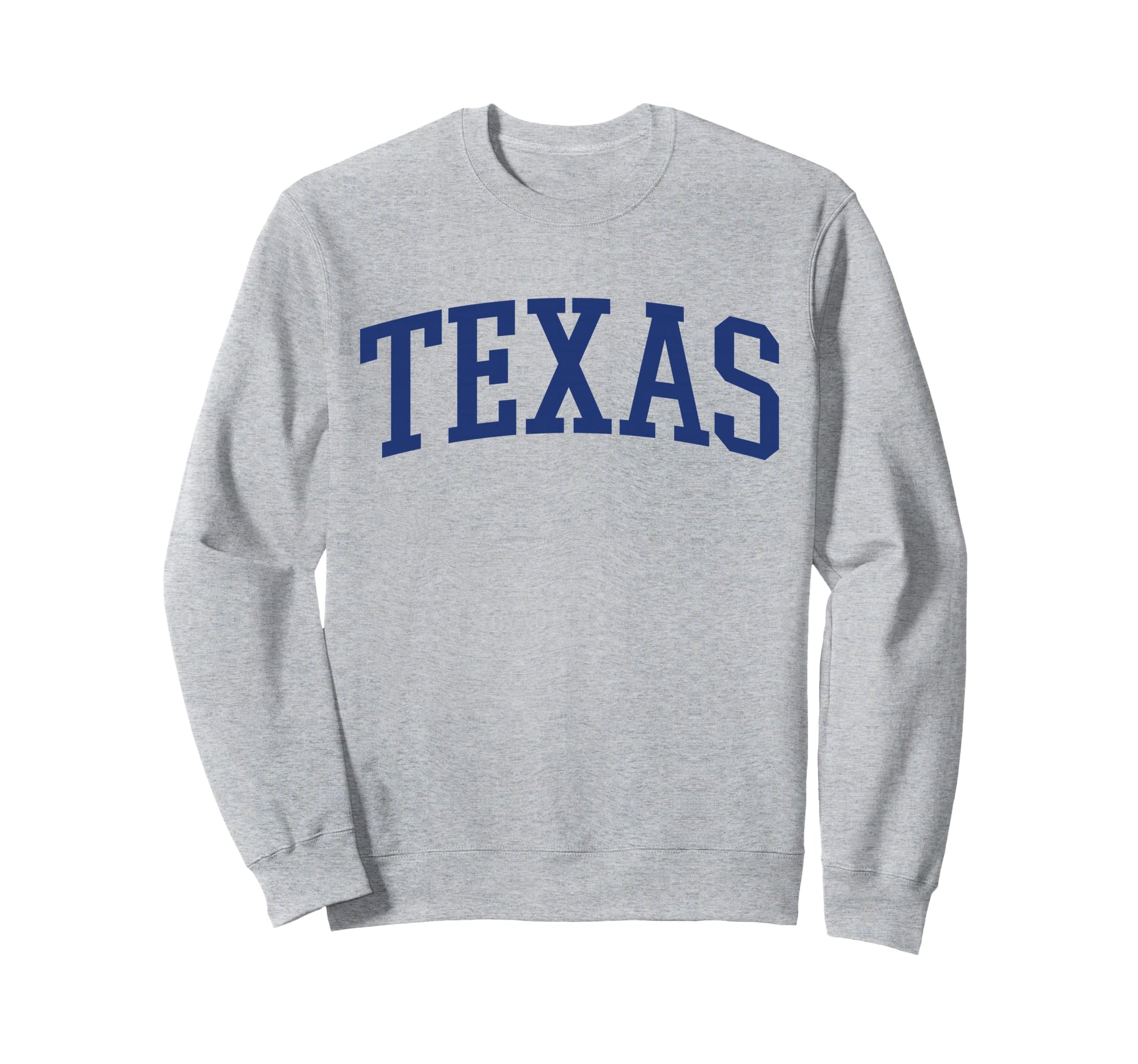 Varsity Grey Texas Sweatshirt - Aesthetic Graphic Men Women - T-Shirt, Sweatshirt, Hoodie