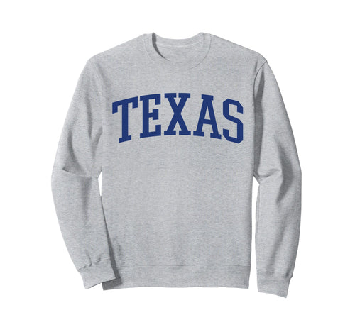 Varsity Grey Texas Sweatshirt - Aesthetic Graphic Men Women - T-Shirt, Sweatshirt, Hoodie