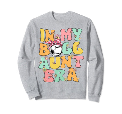My Ball Aunt Era Groovy Baseball Sweatshirt - Minimalist Print Men Women - T-Shirt, Sweatshirt, Hoodie