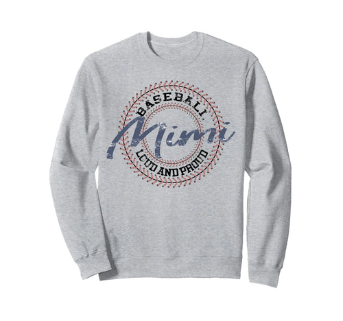 Baseball Mimi Baseball Grandma Sweatshirt - Streetwear Style Unisex - T-Shirt, Sweatshirt, Hoodie