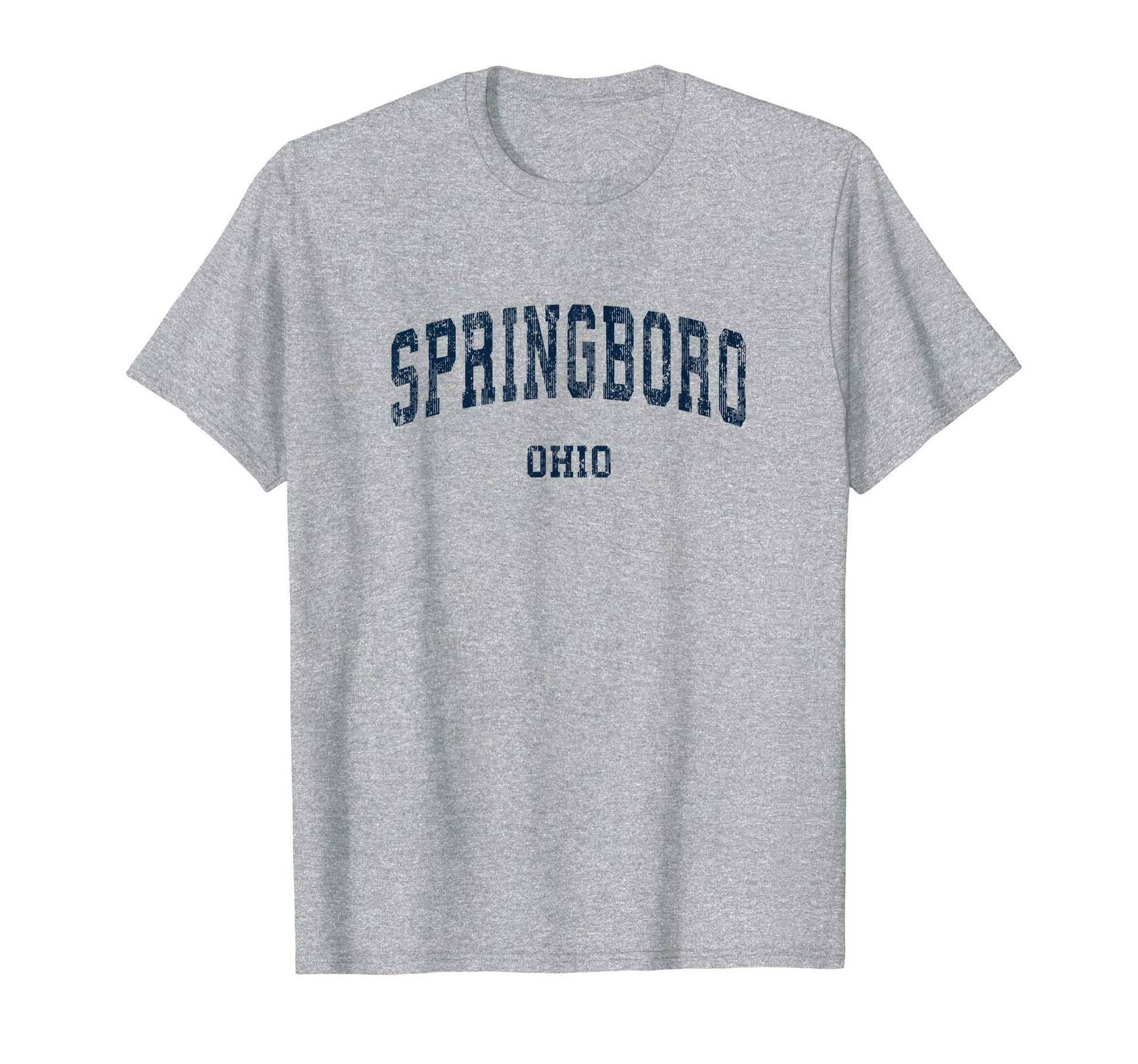 Springboro Ohio Oh Varsity Sports Navy T-Shirt - Unique Graphic for Adults - T-Shirt, Sweatshirt, Hoodie