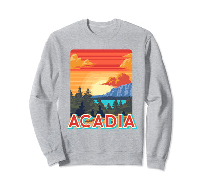 Acadia National Park Maine Park Sweatshirt - Streetwear Style for Adults - T-Shirt, Sweatshirt, Hoodie