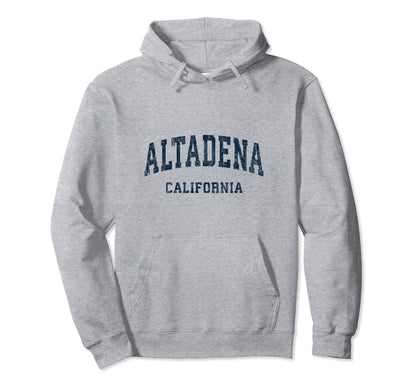 Altadena California Ca Varsity Sports Hoodie - Unique Graphic Men Women - T-Shirt, Sweatshirt, Hoodie