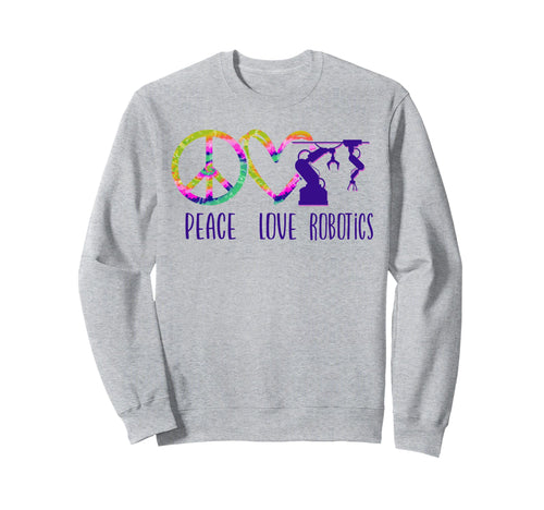 Robot Robotics Engineer Tie Dye Sweatshirt - Novelty Apparel for Adults - T-Shirt, Sweatshirt, Hoodie