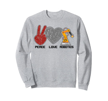 Robot Robotics Engineer Female Sweatshirt - Fun Novelty Design Men Women - T-Shirt, Sweatshirt, Hoodie