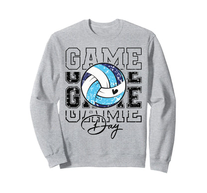 Volleyball Game Day Volleyball Mom Sweatshirt - Novelty Apparel Men Women - T-Shirt, Sweatshirt, Hoodie