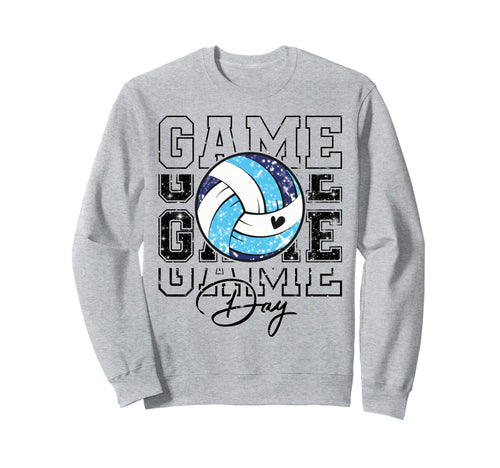 Volleyball Game Day Volleyball Mom Sweatshirt - Novelty Apparel Men Women - T-Shirt, Sweatshirt, Hoodie