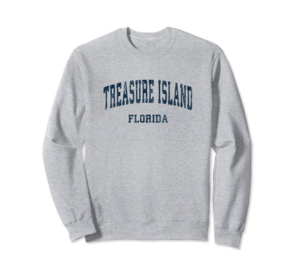 Treasure Island Florida Fl Varsity Sweatshirt - Trendy Graphic Men Women - T-Shirt, Sweatshirt, Hoodie