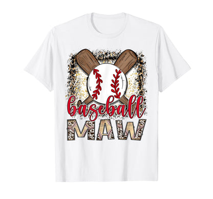Baseball Maw Leopard Proud Ball Maw T-Shirt - Minimalist Print for Adults - T-Shirt, Sweatshirt, Hoodie
