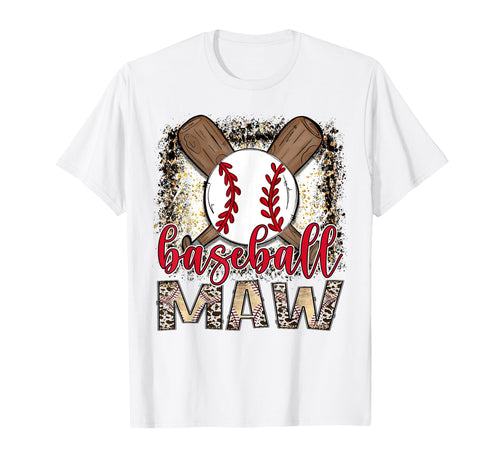 Baseball Maw Leopard Proud Ball Maw T-Shirt - Minimalist Print for Adults - T-Shirt, Sweatshirt, Hoodie