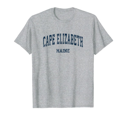 Cape Elizabeth Maine Me Varsity T-Shirt - Novelty Apparel for Adults - T-Shirt, Sweatshirt, Hoodie