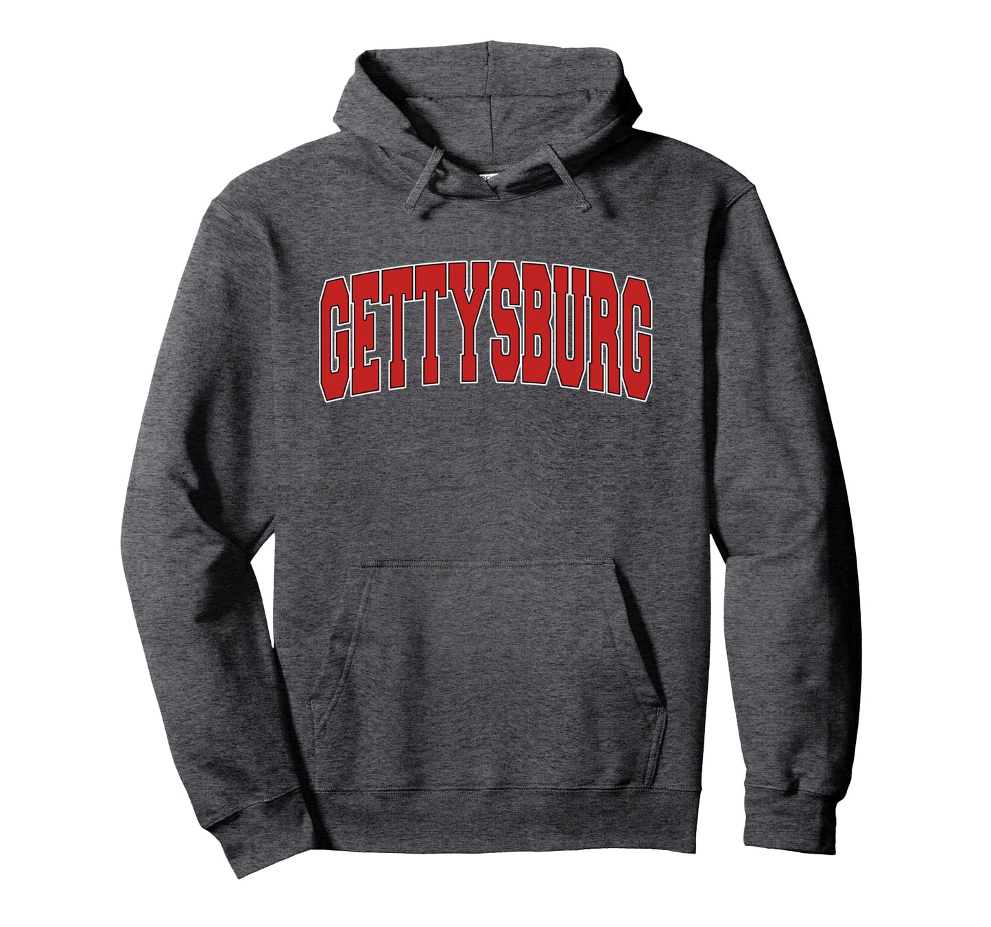 Gettysburg Pa Pennsylvania Varsity Usa Hoodie - Minimalist Print Men Women - T-Shirt, Sweatshirt, Hoodie