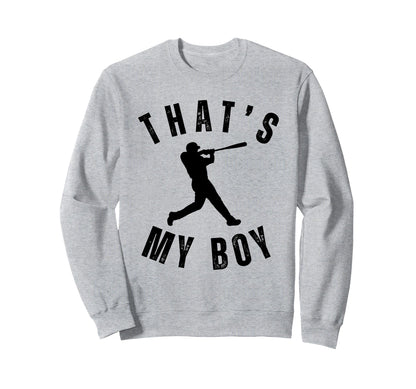 Thats My Baseball Mom Baseball Mom Sweatshirt - Unique Graphic Unisex - T-Shirt, Sweatshirt, Hoodie