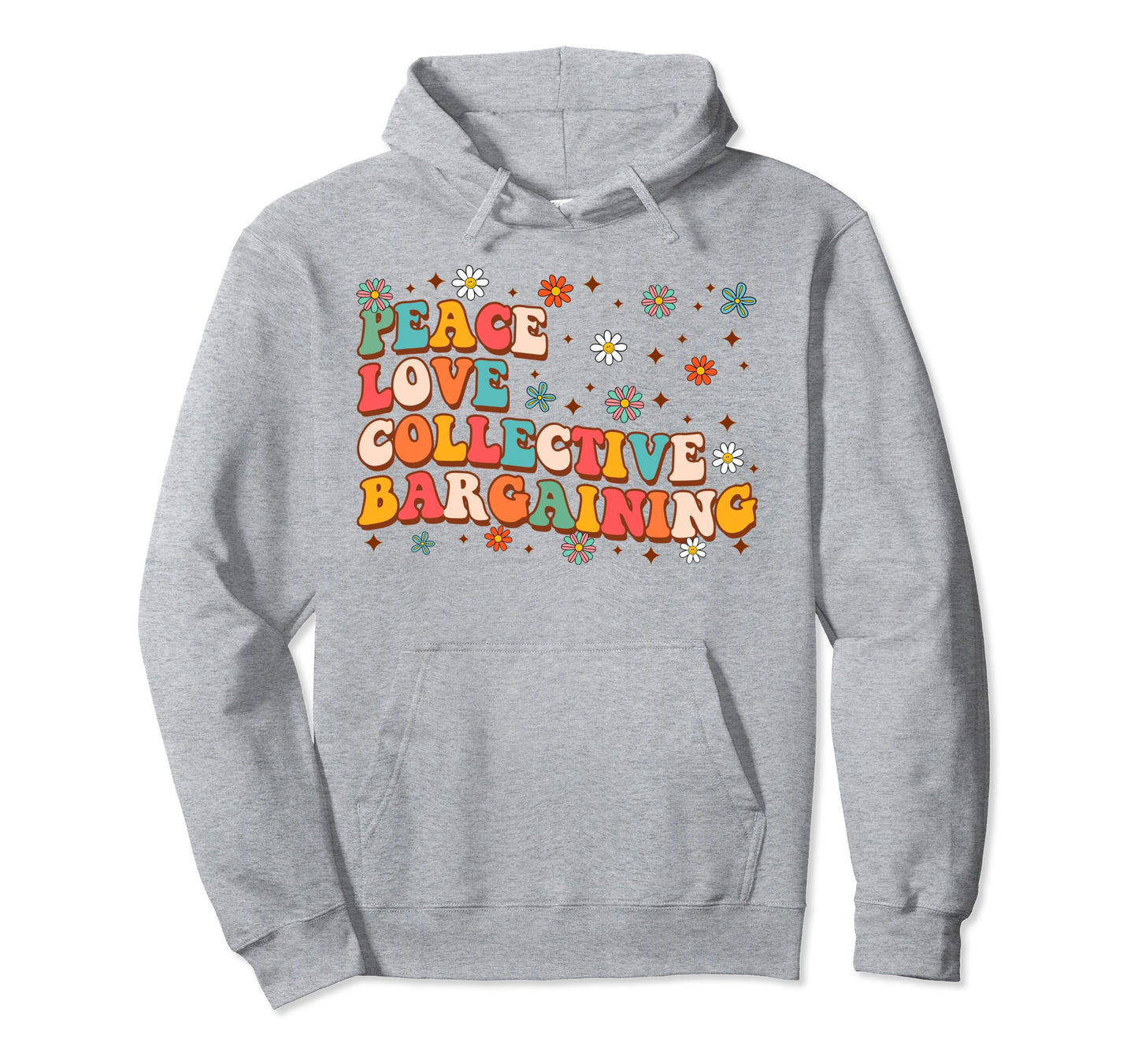 Teacher Life Teaching Job Peace Love Hoodie - Novelty Apparel for Adults - T-Shirt, Sweatshirt, Hoodie