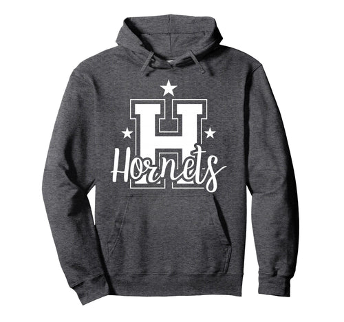 Schools Sports Mascot Hornets Team Fanatic Hoodie - Graphic Print Unisex - T-Shirt, Sweatshirt, Hoodie