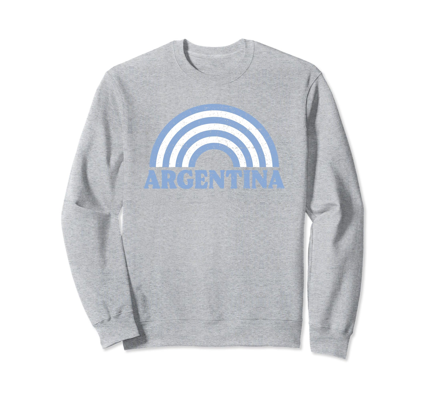 Argentina Flag Rainbow Sweatshirt - Streetwear Style for Adults - T-Shirt, Sweatshirt, Hoodie