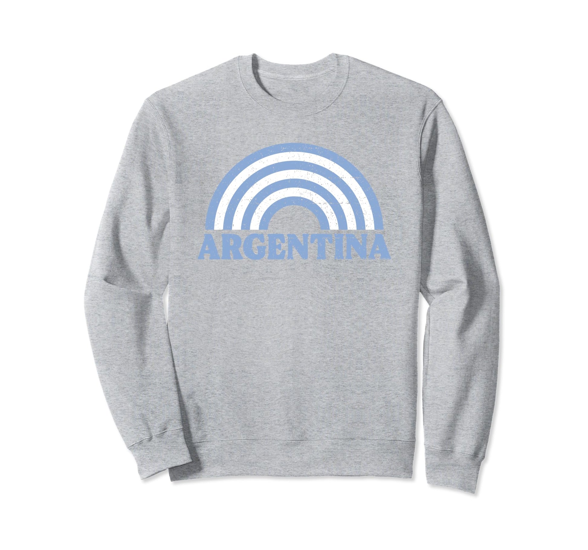 Argentina Flag Rainbow Sweatshirt - Streetwear Style for Adults - T-Shirt, Sweatshirt, Hoodie